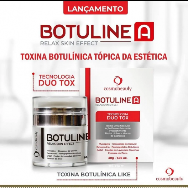 Botuline A Efeito Botox Antirrugas Cx Lacrada C 3 Frascos LIFE DERM